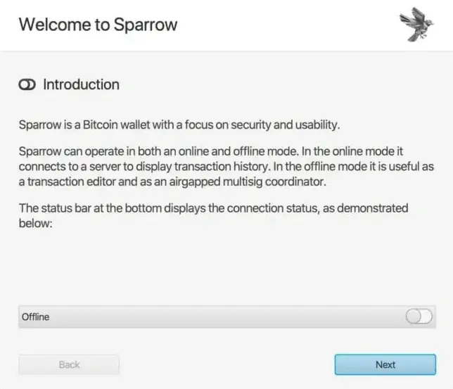 sparrow wallet ubuntu installieren