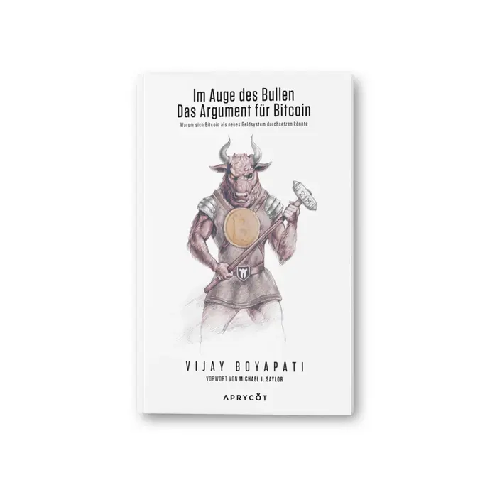 Buchcover „Im Auge des Bullen" von Vijay Boyapati, erschienen bei Aprycot Media