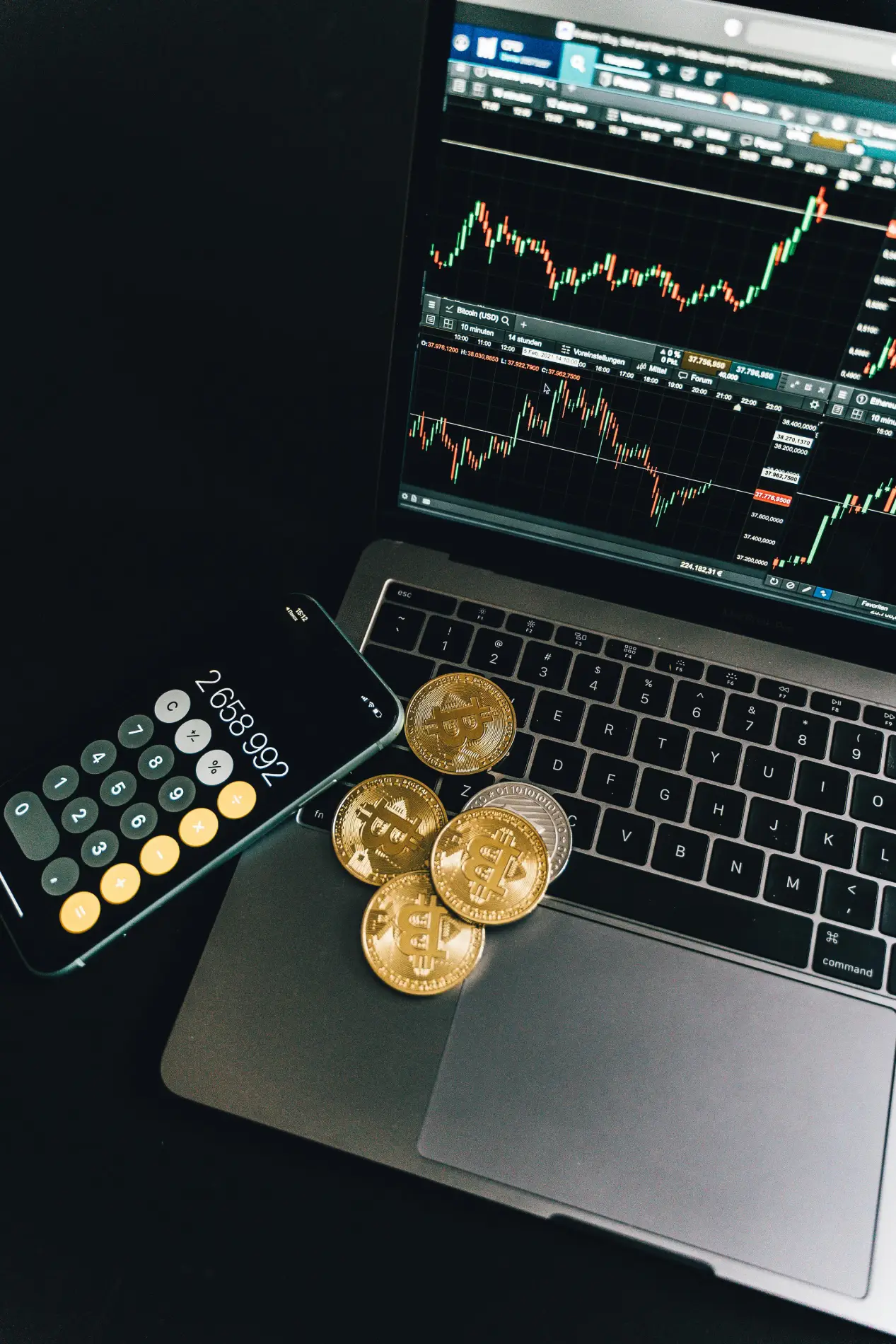 BTC / EUR Rechner: Bitcoin in Euro umrechnen