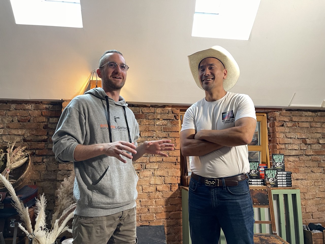 Jimmy Song zu Gast im Satoshis Coffeeshop