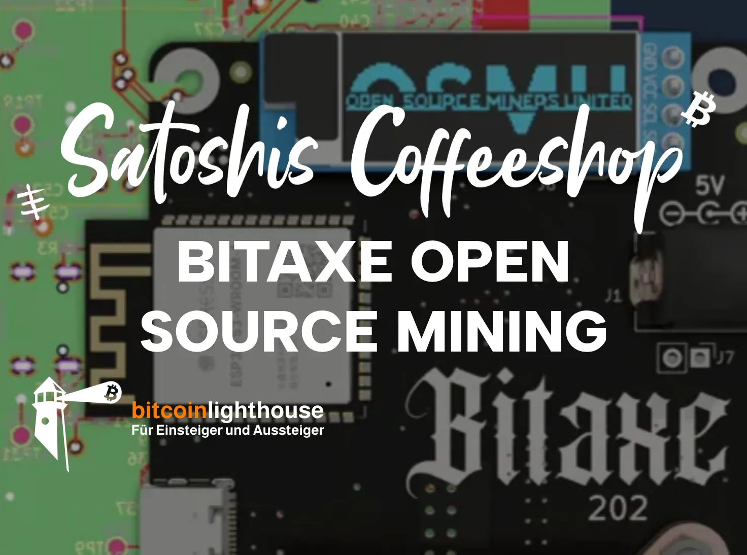 Bitaxe Open Source Mining in Satoshis Coffeeshop